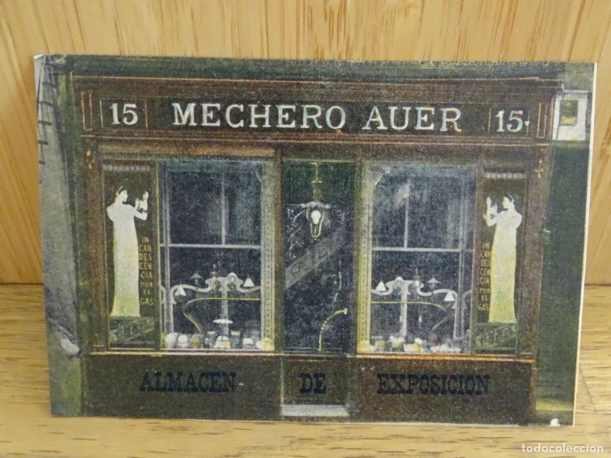 Postais: POSTAL MECHERO AUER 15. ALMAC&Eacute;N DE EXPOSICION BARCELONA.
