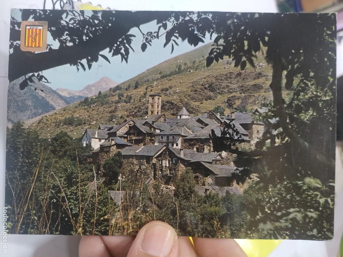 Postales: Postal BOHI pegada a carton