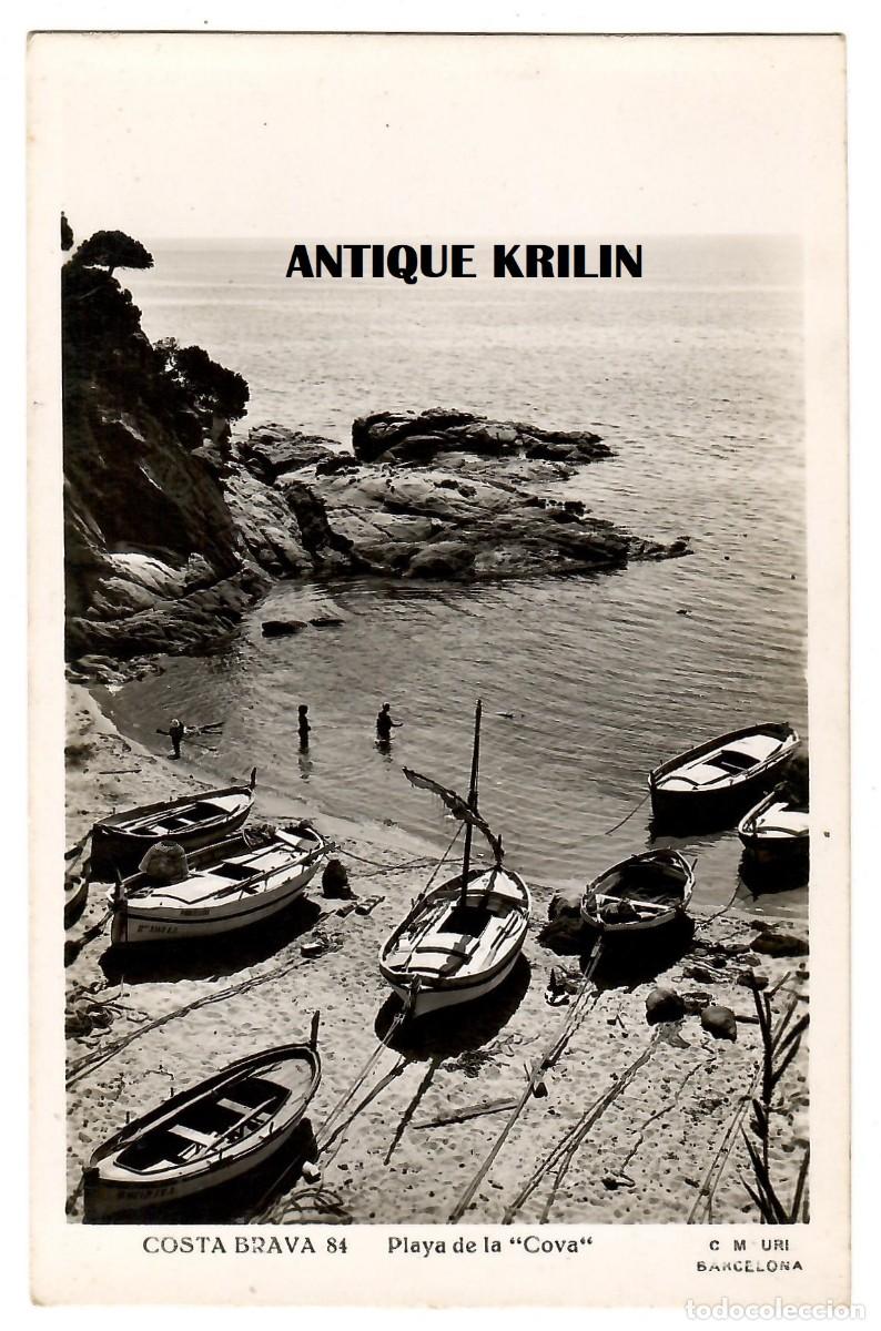 Postales: SERIE COSTA BRAVA N&ordm; 84 PLAYA DE LA COVA / EDICION MAURI / SIN CIRCULAR