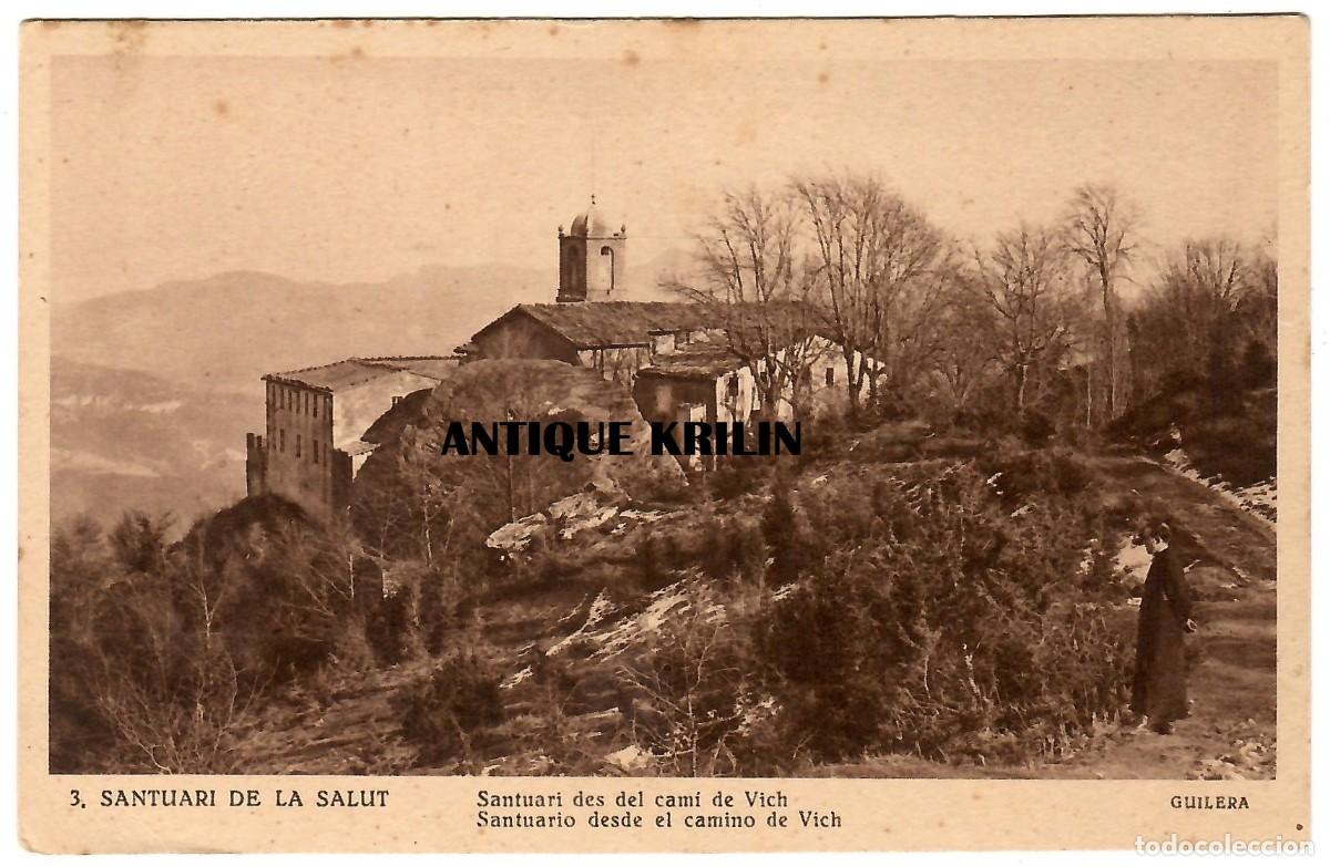 Postales: SANTUARI DE LA SALUT N&ordm; 3 SANTUARI DESDE EL CAMI DE VICH / EDI. GUILERA / SIN FRANQUEAR