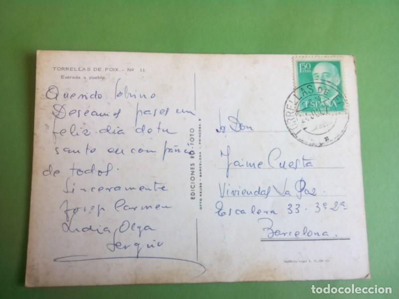 Postales: TORRELLAS DE FOIX , POSTAL ANTIGUA - Foto 3