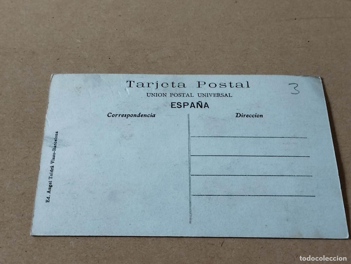 Postales: GARRAF - POSTAL SITGES - MONUMENTO AL GRECO - Foto 2