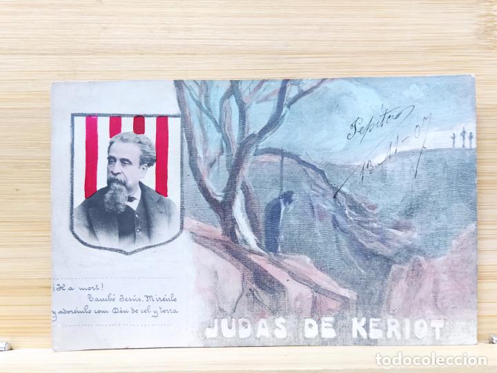 Postcards: CATALUNYA-SERAFI PITARRA-JUDAS DE KERIOT-POSTAL ANTIGUA-(104.861)