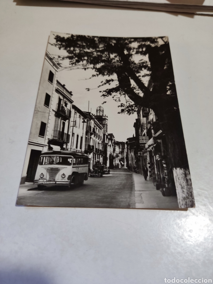 Postales: Postal La Junquera, autob&uacute;s de &eacute;poca - Foto 1