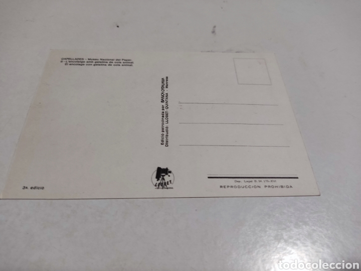 Postales: Postal capellades museu del paper - Foto 2