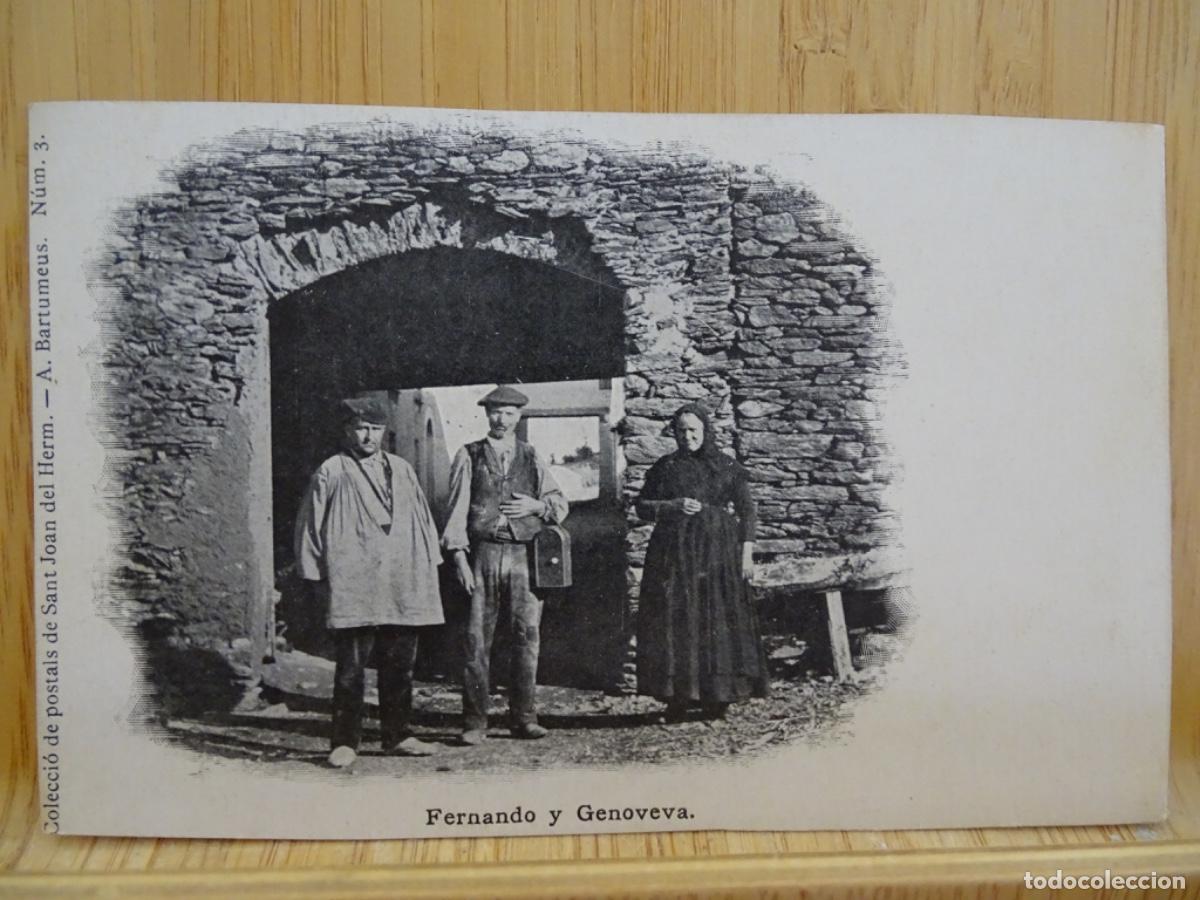 Postcards: POSTAL FERNANDO Y GENOVEVA. SANT JOAN DE HERM. A. BARTUMEUS 3