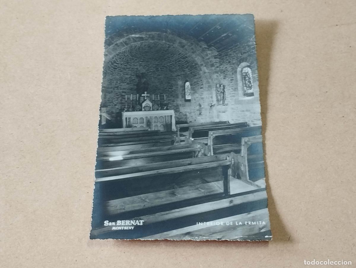 Postales: VALL&Egrave;S ORIENTAL - POSTAL MONTSENY - SAN BERNAT - INTERIOR DE LA ERMITA