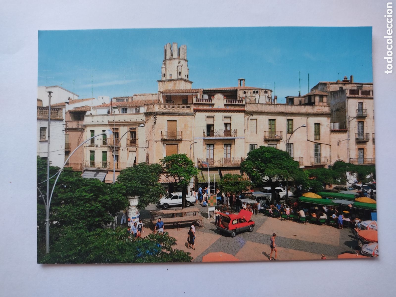 Postales: dificil postal costa brava palafrugell pla&ccedil;a nova