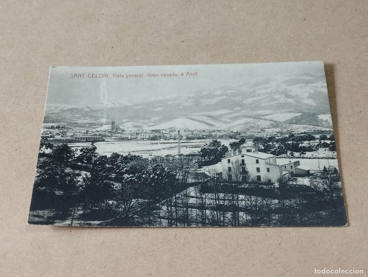 Postales: VALL&Eacute;S ORIENTAL - POSTAL SANT CELONI - VISTA GENERAL - GRAN NEVADA 4 ABRIL