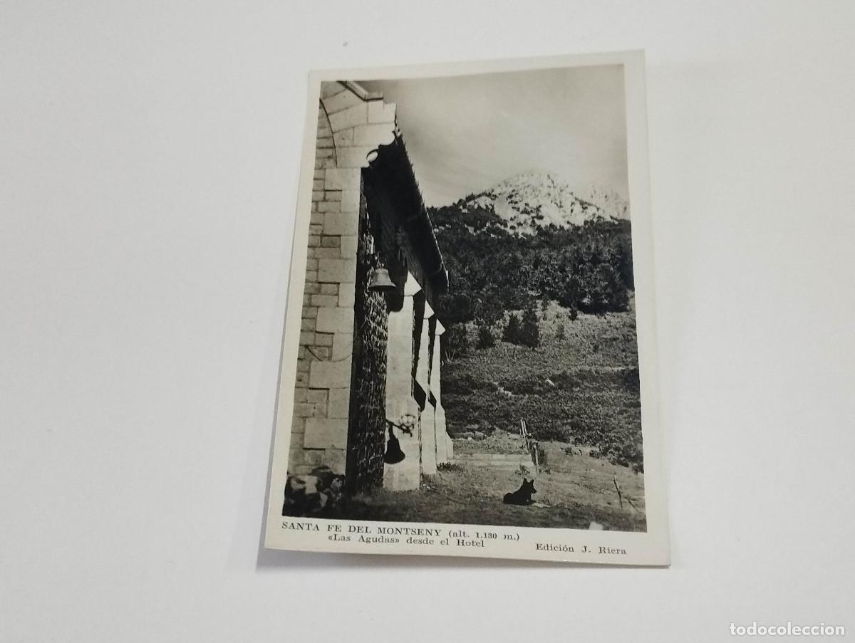 Postales: VALL&Egrave;S ORIENTAL - POSTAL SANTA F&Eacute; DEL MONTSENY - LAS AGUDAS DESDE EL HOTEL