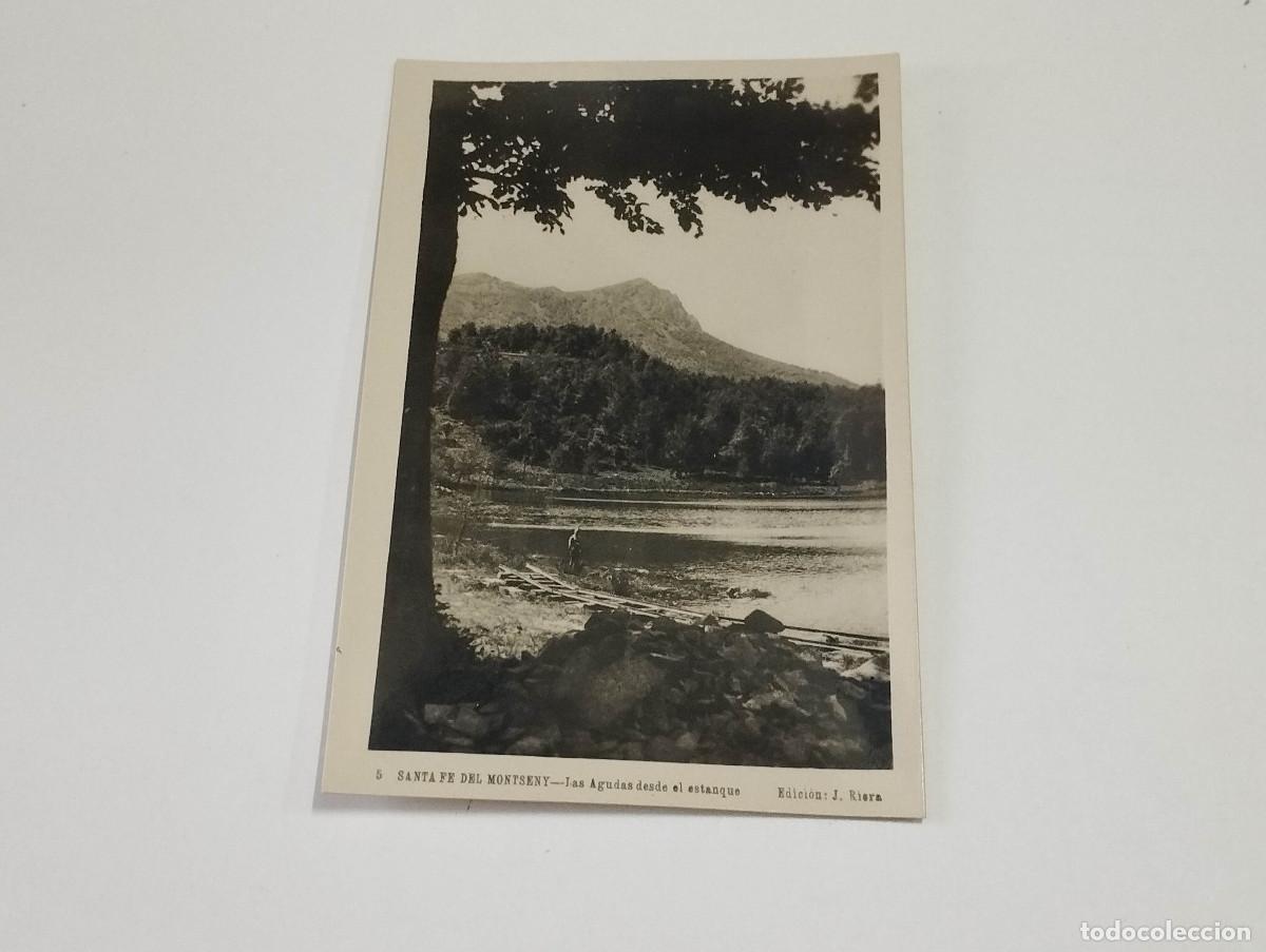 Postales: VALL&Egrave;S ORIENTAL - POSTAL SANTA F&Eacute; DEL MONTSENY - LAS AGUDAS DESDE EL ESTANQUE