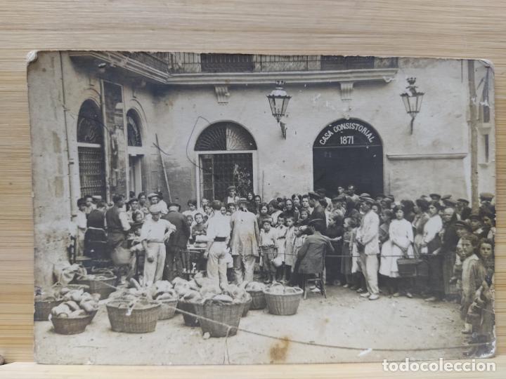 Postcards: EL VENDRELL -CASA CONSISTORIAL-AYUDA DAMNIFICADOS EPIDEMIA 1911-FOTOGRAFICA-POSTAL ANTIGUA-(101.955)