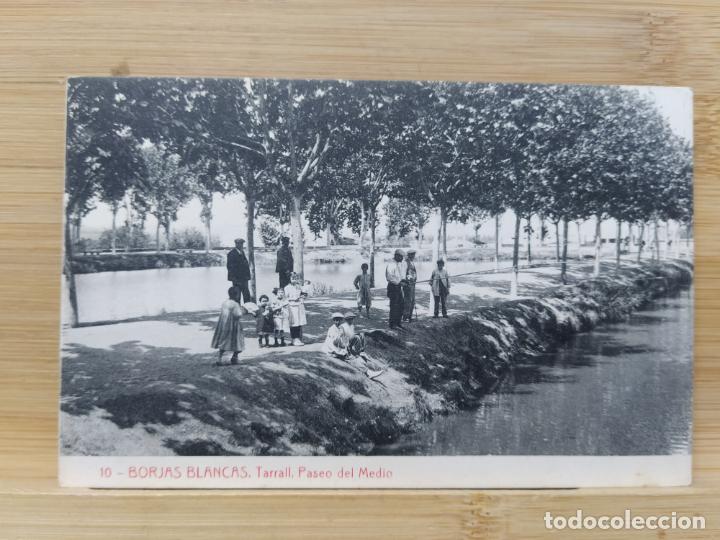 Postcards: BORJAS BLANCAS-BORGES BLANQUES-PASEO DEL MEDIO-TARRALL-THOMAS-10-POSTAL ANTIGUA-(105.057)