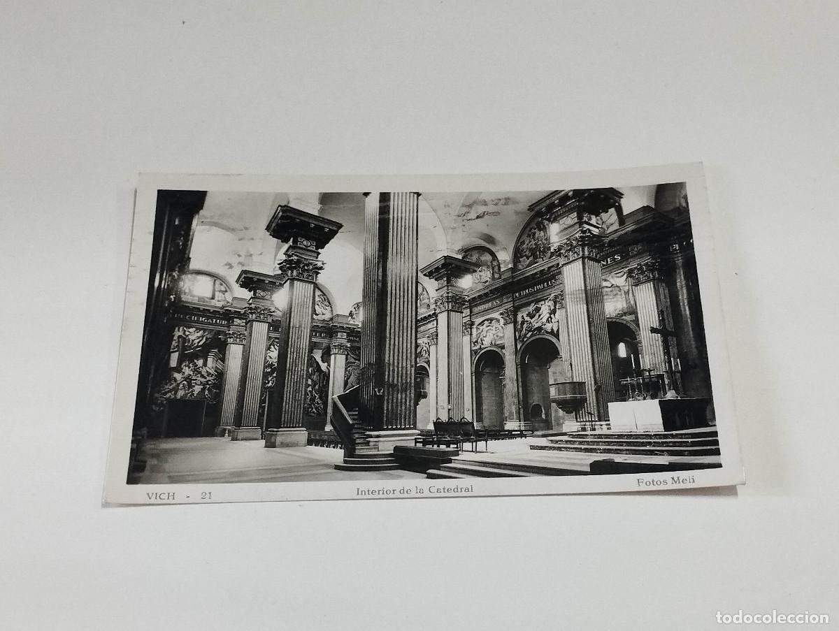 Postales: OSONA - POSTAL VICH - INTERIOR DE LA CATEDRAL - Foto 1