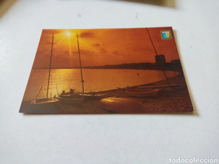 Postales: Postal Salou puesta de sol - Foto 1