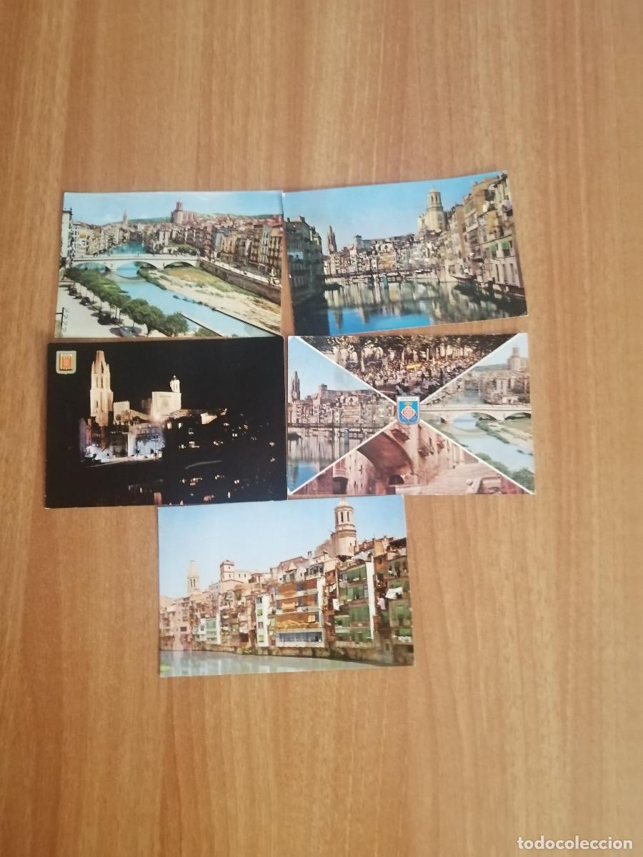 Postales: LOTE 5 POSTALES GERONA. - Foto 1
