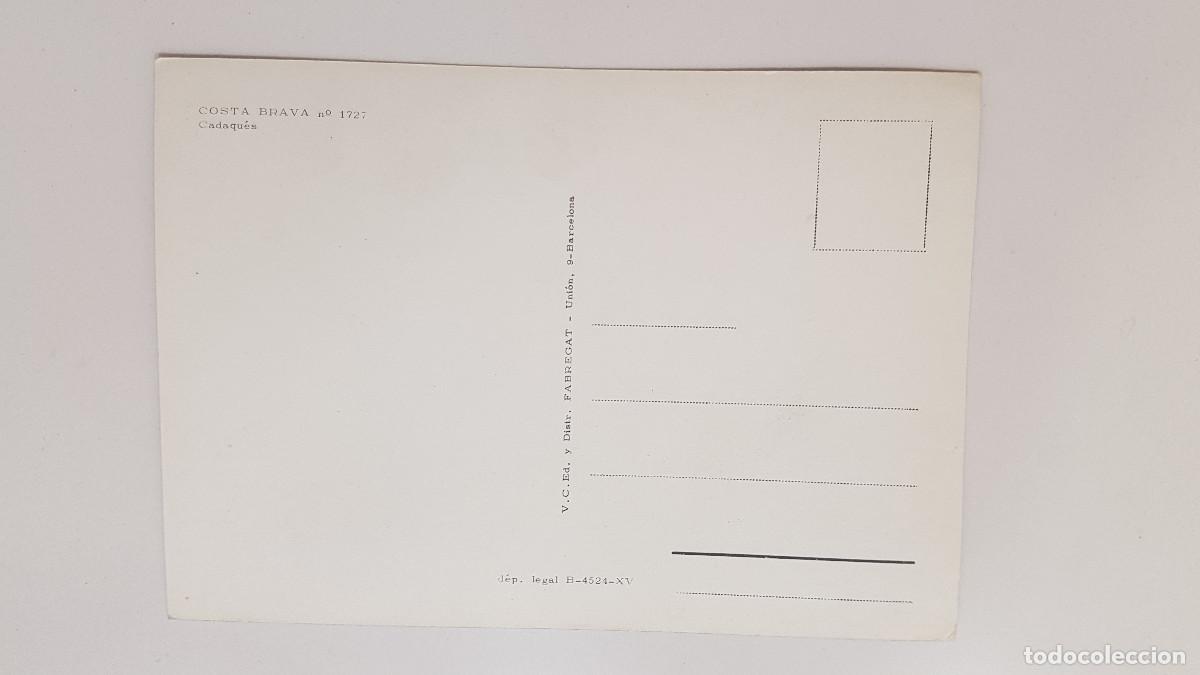Postales: POSTAL CADAQUES. 1972 SIN CIRCULAR. GERONA - Foto 2