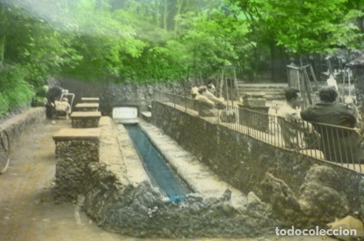 Postales: postal olot.-fuente moixina coloreada cm