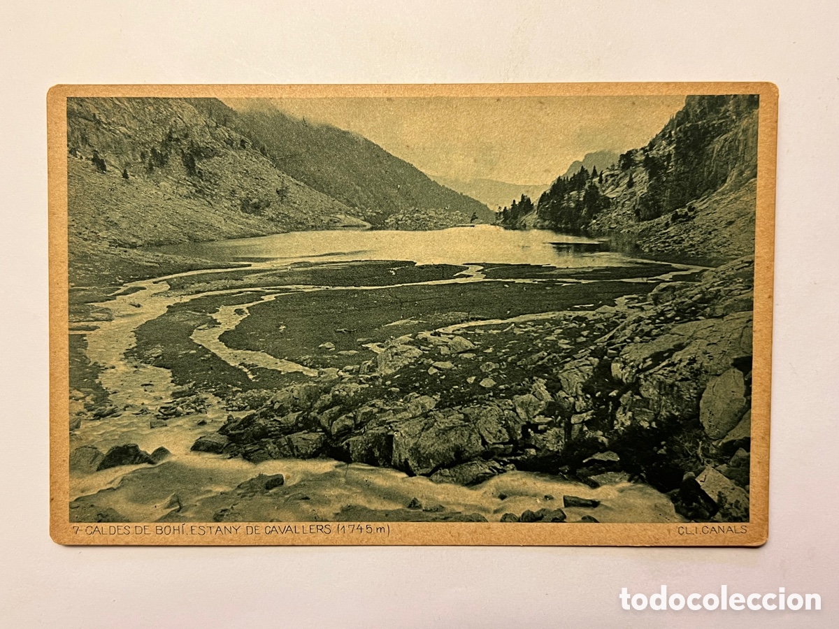 Postales: LERIDA Postal No.7, CALDES DE BOHI. Estany de Cavallers. Centre Excursionista de Catalunya
