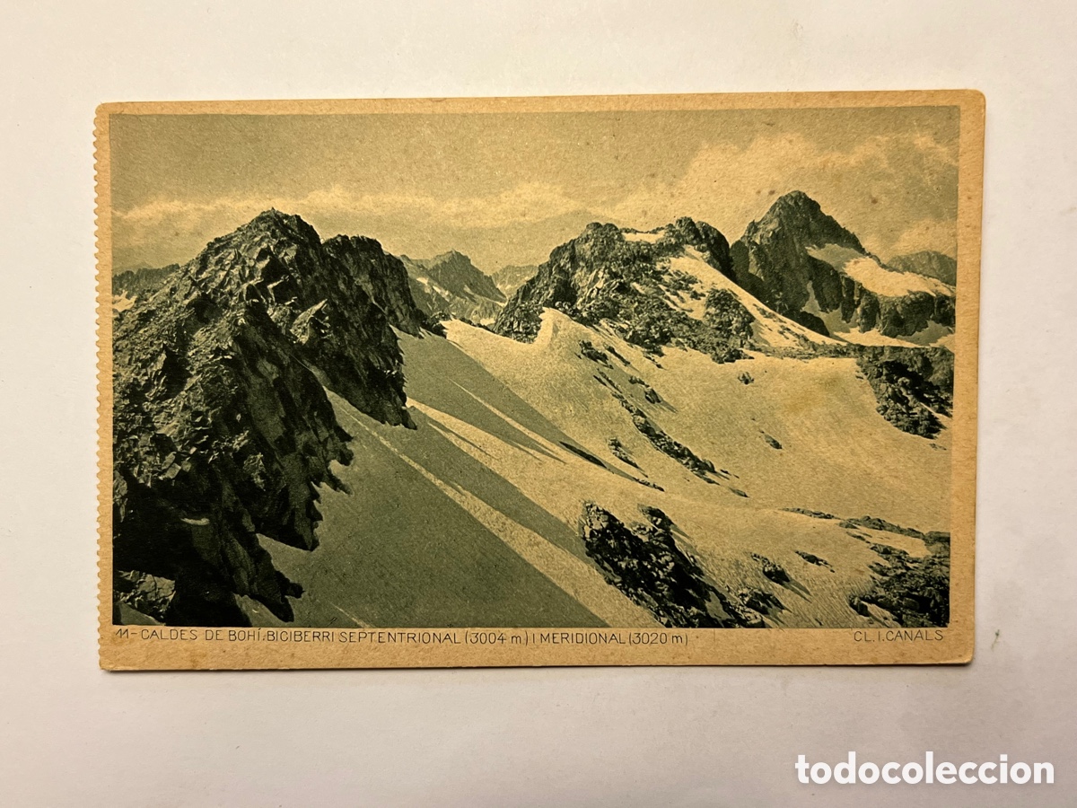 Postales: LERIDA Postal No.11 CALDES DE BOHI. Biciberri Septentrional. Centre Excursionista de Catalunya