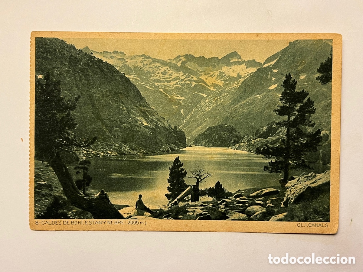 Postales: LERIDA Postal No.8 CALDES DE BOHI. Estany Negre. Centre Excursionista de Catalunya