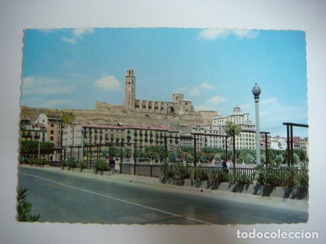 Postales: POSTAL DE LERIDA VISTA PARCIAL Y LA SEO ANTIGUA CATEDRAL PARTIAL-CAJ-N&ordm;-3-SOB-N&ordm;-4 BIS