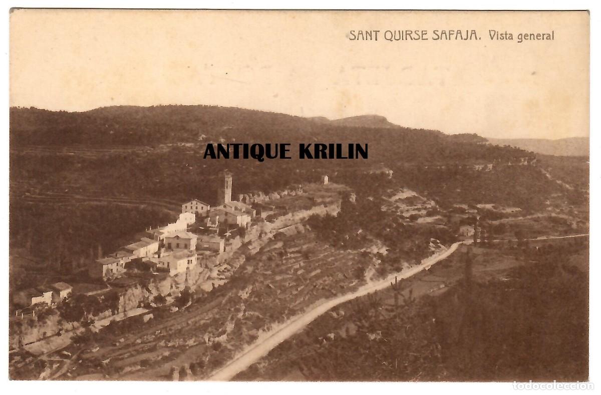 Postales: SANT QUIRZE SAFAJA / VISTA GENERAL / EDICION FRUIT&Oacute;S / SIN FRANQUEAR