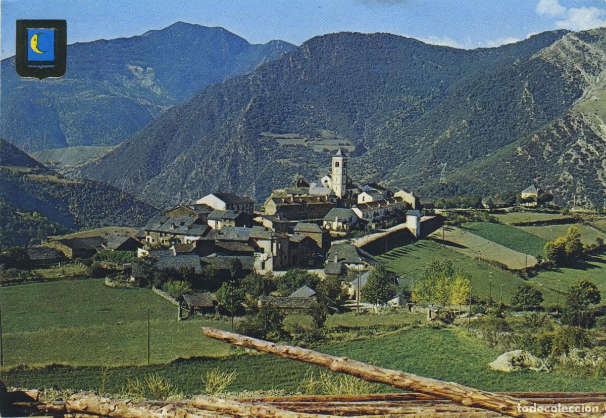 Postales: N&ordm; 1139-LLEIDA. Pirineo catal&aacute;n. Vall Farrera. Tirvia. Vista general. ED. COMERCIAL ESCUDO DE ORO