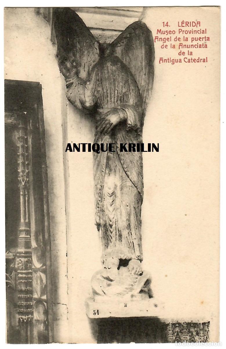 Postales: LERIDA N&ordm; 14 ANGEL DE LA PUERTA MUSEO / COLECCION URRIZA / SIN CIRCULAR