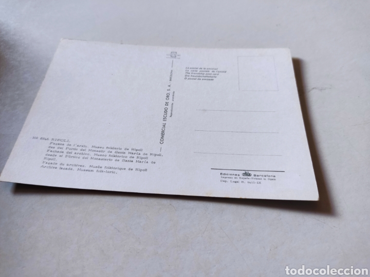 Postales: Postal Ripoll museo folcl&oacute;rico - Foto 2