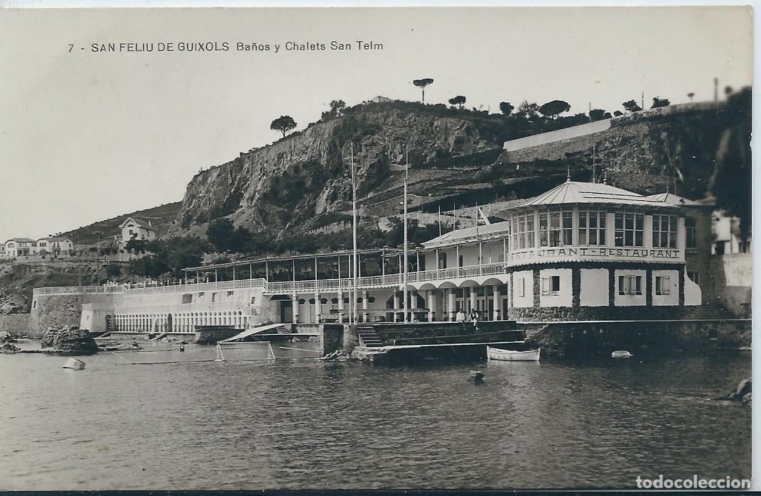 Postales: SAN FEL&Iacute;U DE GUIXOLS (GERONA) - BA&Ntilde;OS Y CHALETS SAN TELM