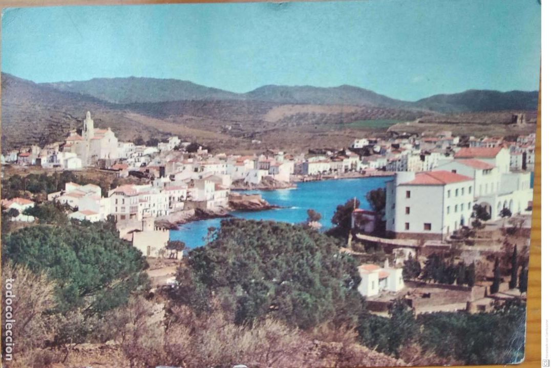 Cartoline: Cadaqu&eacute;s. 108 El Rocamar Hotel y Villa. Foto J. Ubach. Usada con sello. Color
