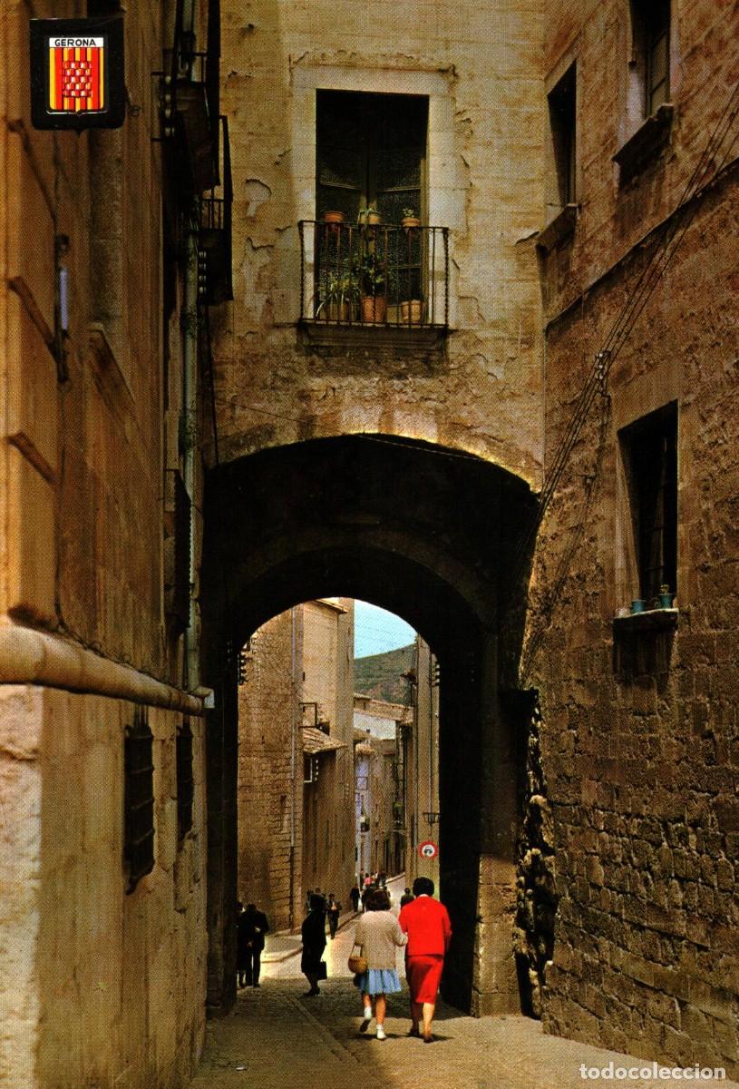 Postales: Gerona arco de sobreportes sin circular - Foto 1
