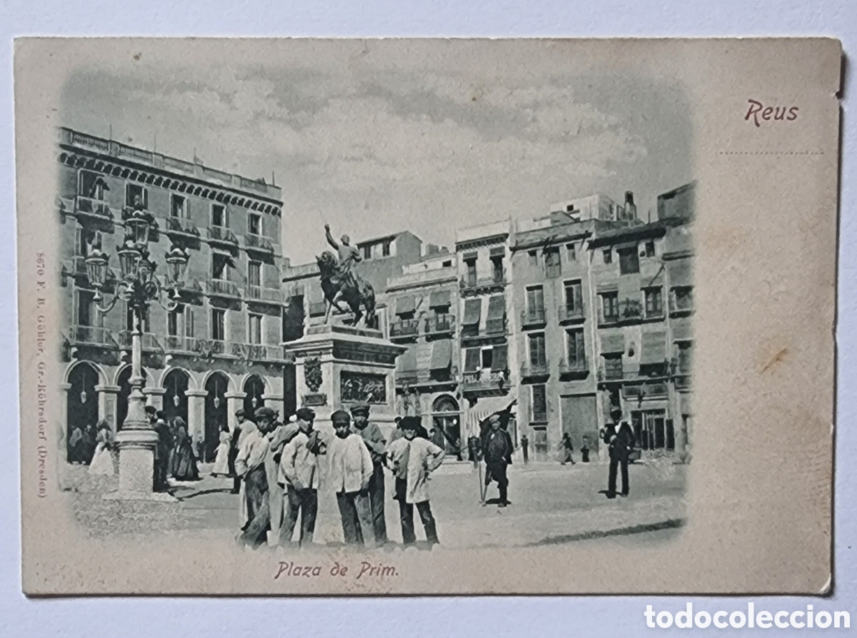 Postales: REUS - POSTAL - Plaza de Prim . - Foto 1