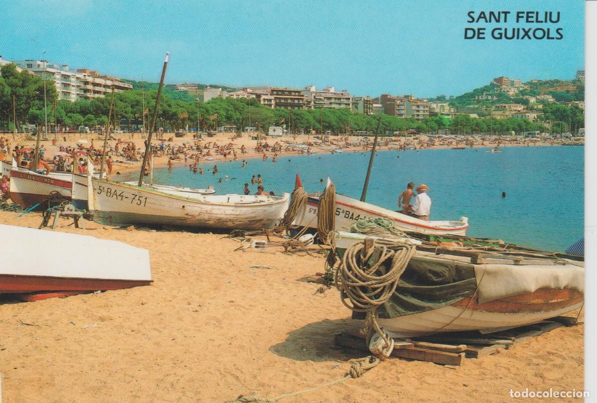Postales: (1860) SANT FELIU DE GUIXOLS. COSTA BRAVA. PLAYA ... SIN CIRCULAR