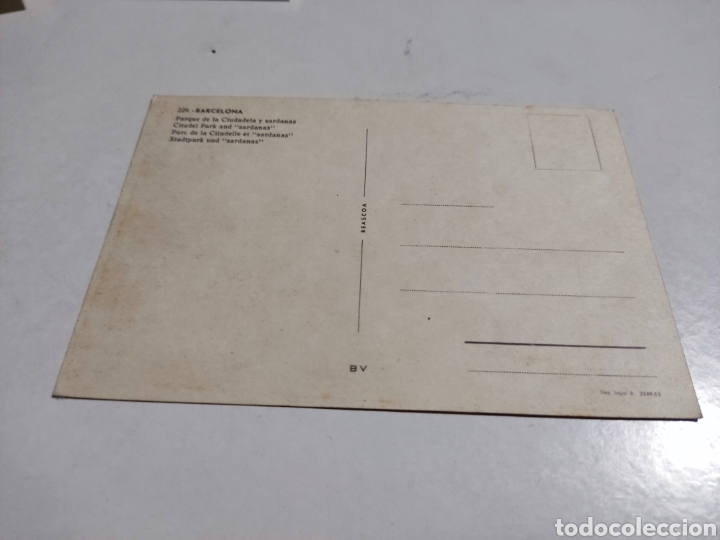 Postales: Postal Barcelona, sardanas - Foto 2