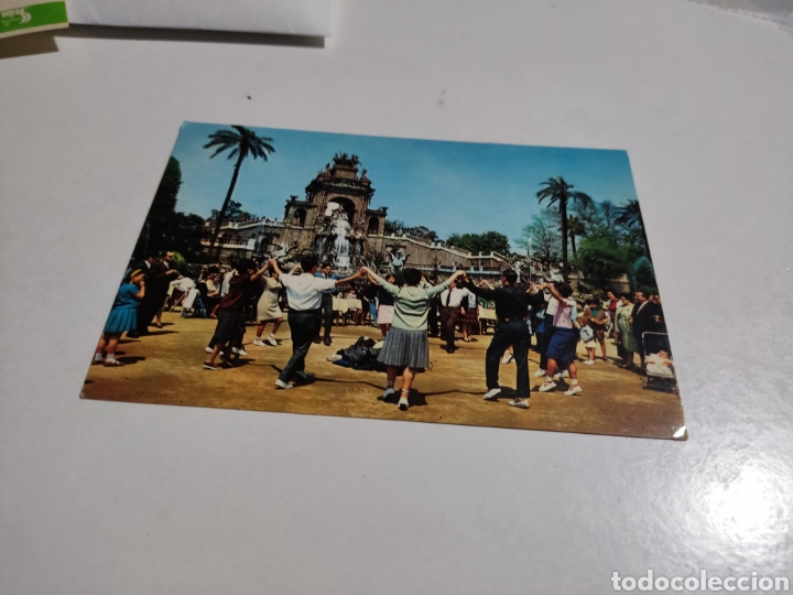 Postales: Postal Barcelona, sardanas - Foto 1
