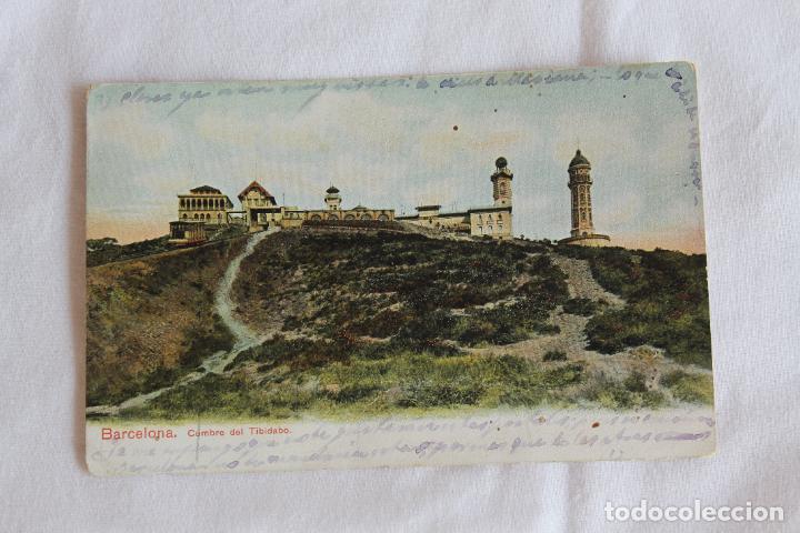 Postales: BARCELONA CUMBRE DEL TIBIDABO 1909 - Foto 1