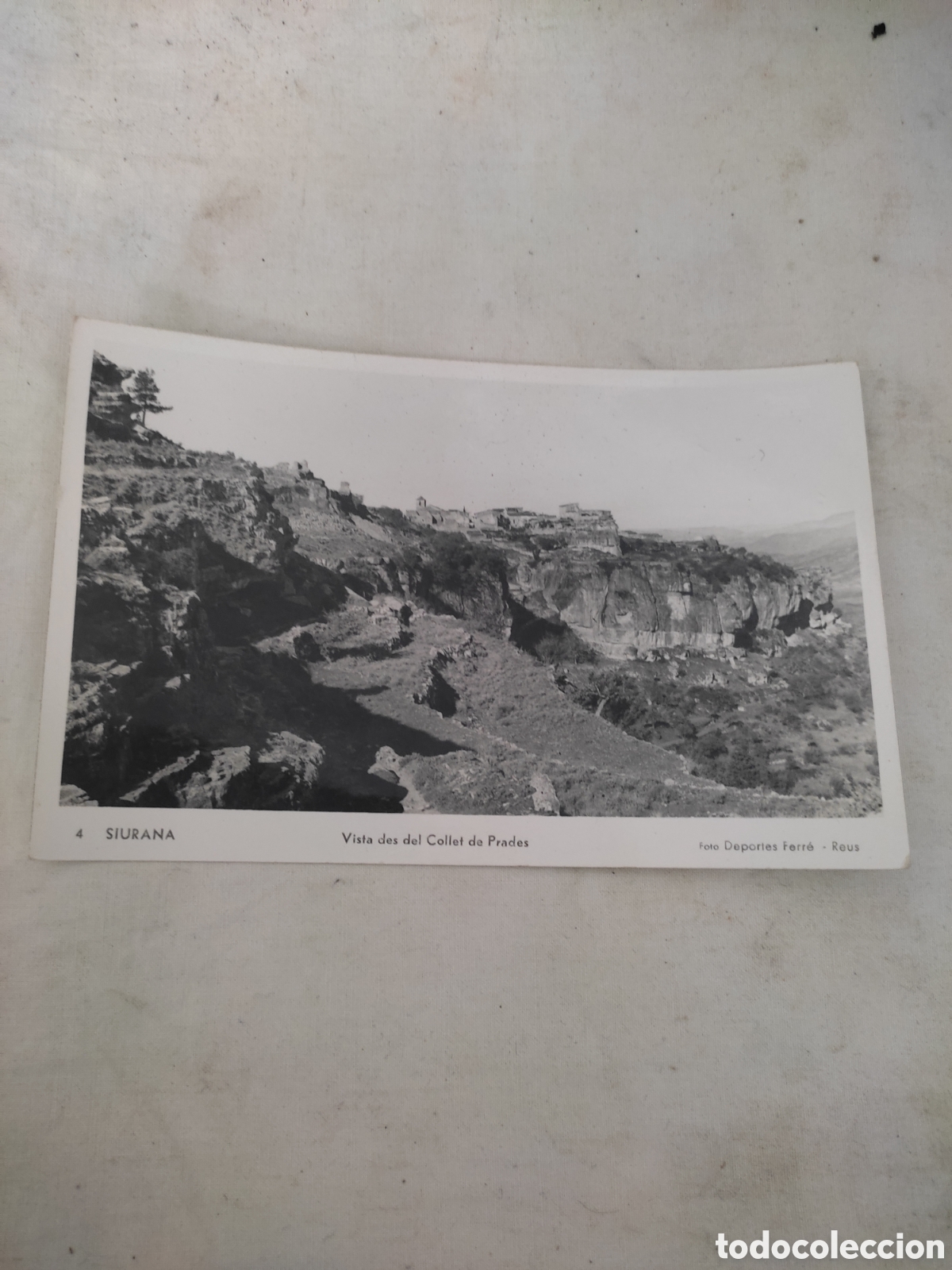 Postcards: Postal 4 siurana vista des del collet de prades