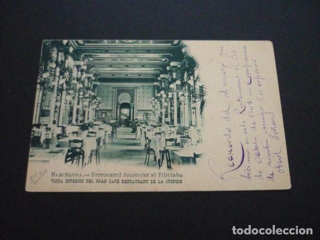 Postales: BARCELONA RESTAURANT DE LA CUSPIDE DEL TIBIDABO - Foto 1