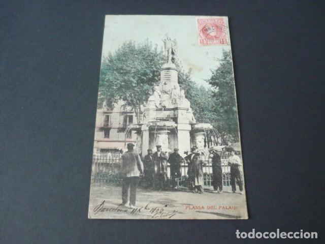 Postales: BARCELONA PLASSA DEL PALAU - Foto 1