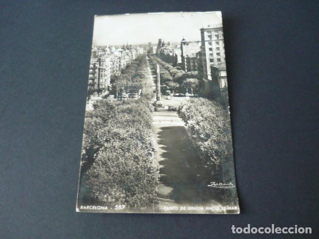 Postales: BARCELONA PASEO DE GRACIA - Foto 1