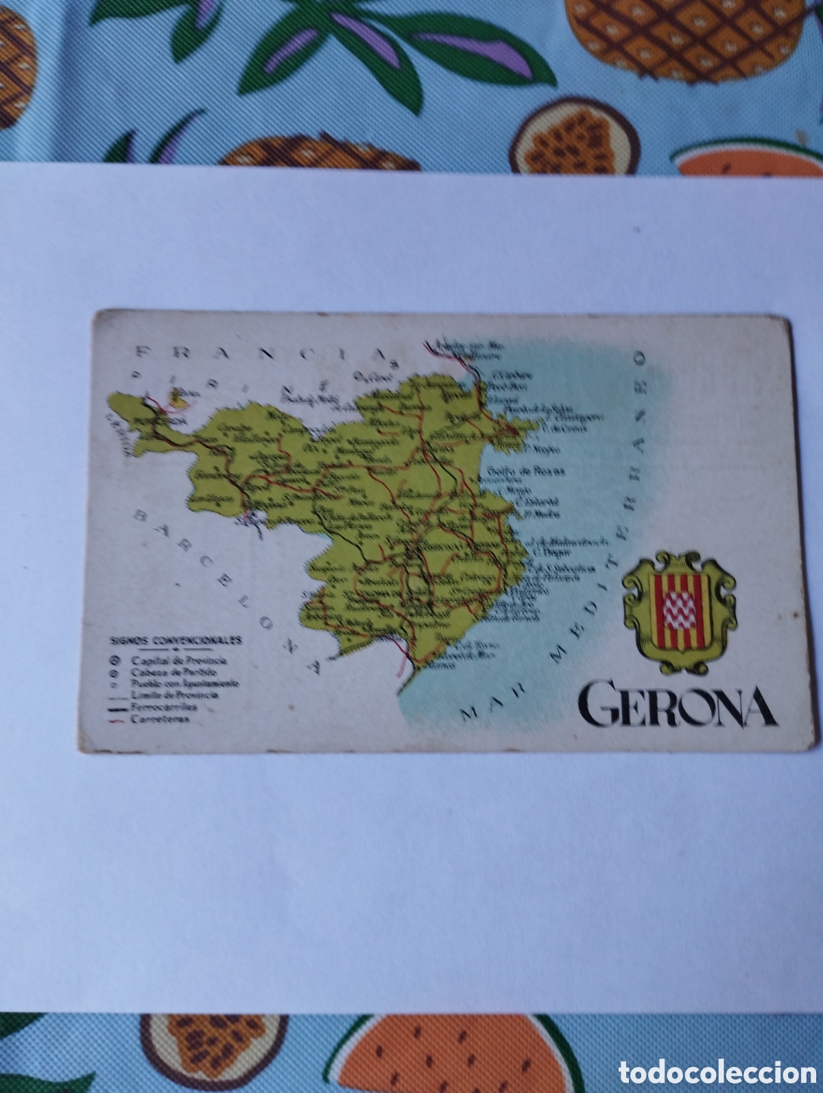 Postales: Postal publicitaria de la provincia de Gerona Vidal Mart&iacute;nez