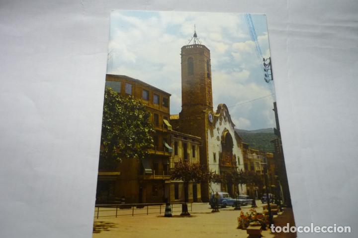 Postales: postal pobla de segur.-iglesia parroquial cm