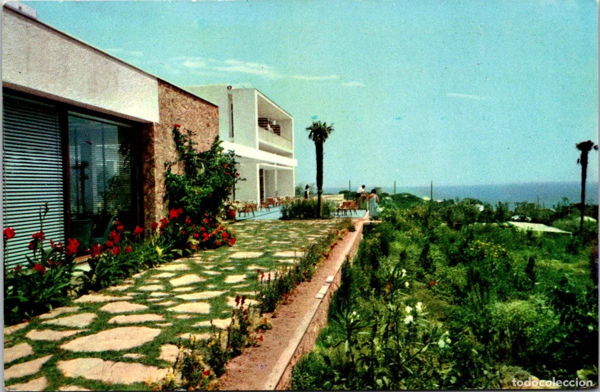 Postales: Calella de Palafrugell - Hotel Alga - Terraza vista al mar - Ed. Dalmau Gamb&uacute;s n&ordm; 121 - 146x95mm