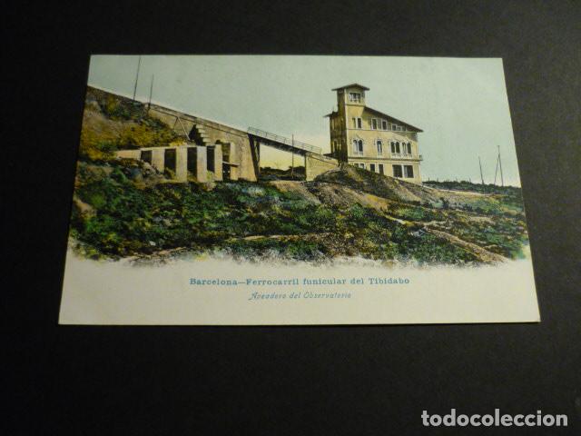 Postales: BARCELONA FERROCARRIL FUNICULAR DEL TIBIDABO - Foto 1