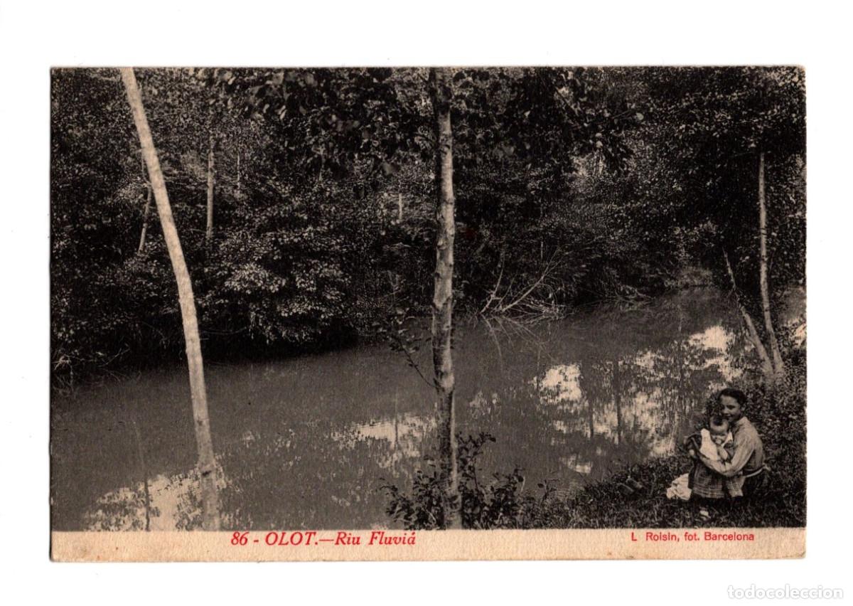 Postales: OLOT.- RIU FLUVI&Aacute;. - Foto 1