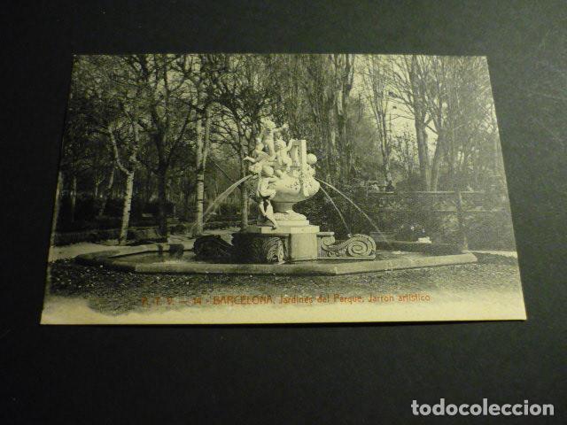 Postales: BARCELONA JARDINES DEL PARQUE - Foto 1