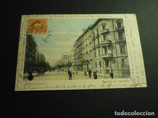 Postales: BARCELONA RAMBLA DE CATALU&Ntilde;A - Foto 1