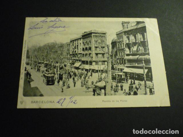 Postales: BARCELONA RAMBLA DE LAS FLORES - Foto 1